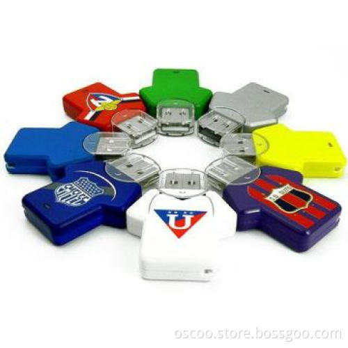 shirt usb flash disk, various colors for option